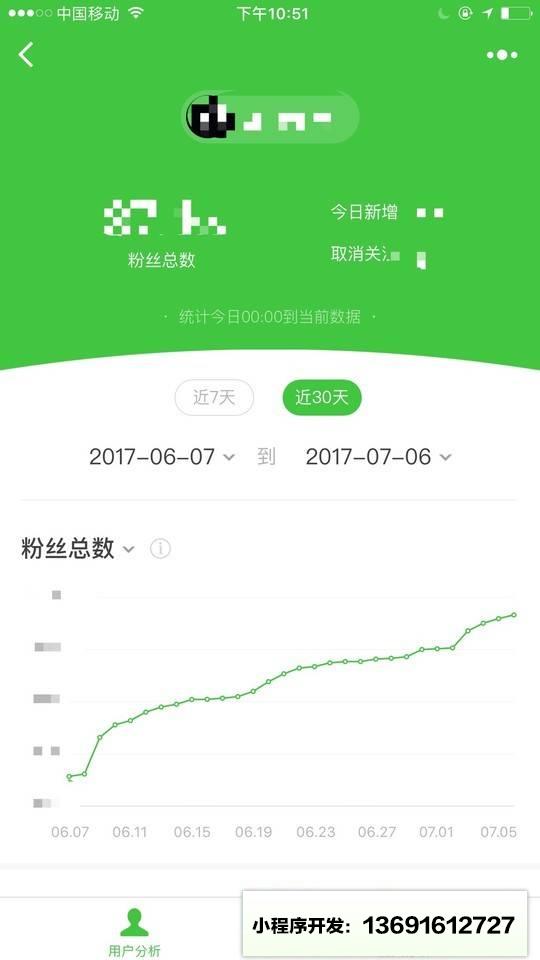 公众号数据助手小程序截图