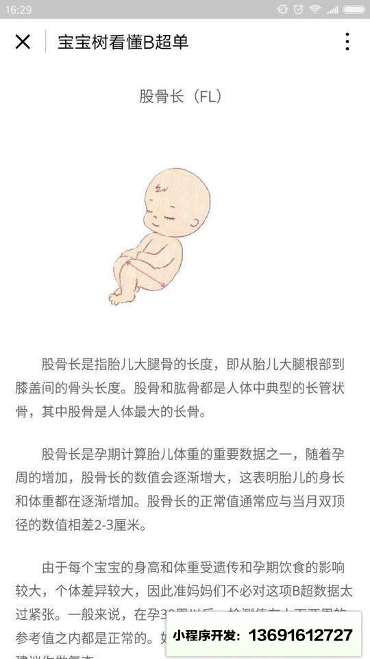宝宝树看懂B超单小程序截图