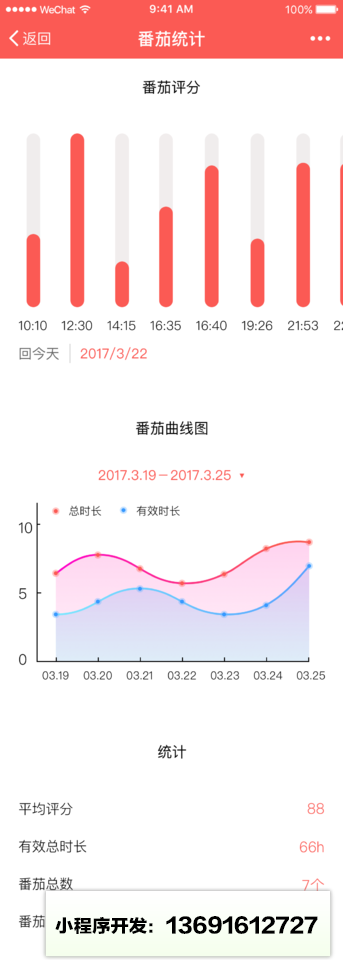 牛顿番茄小程序截图