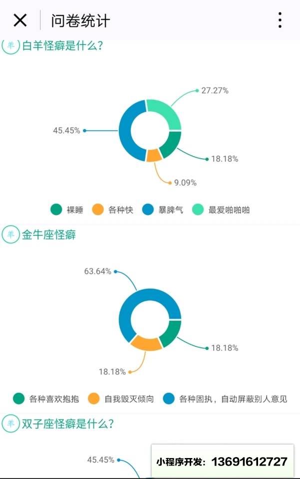 乐问卷小程序截图