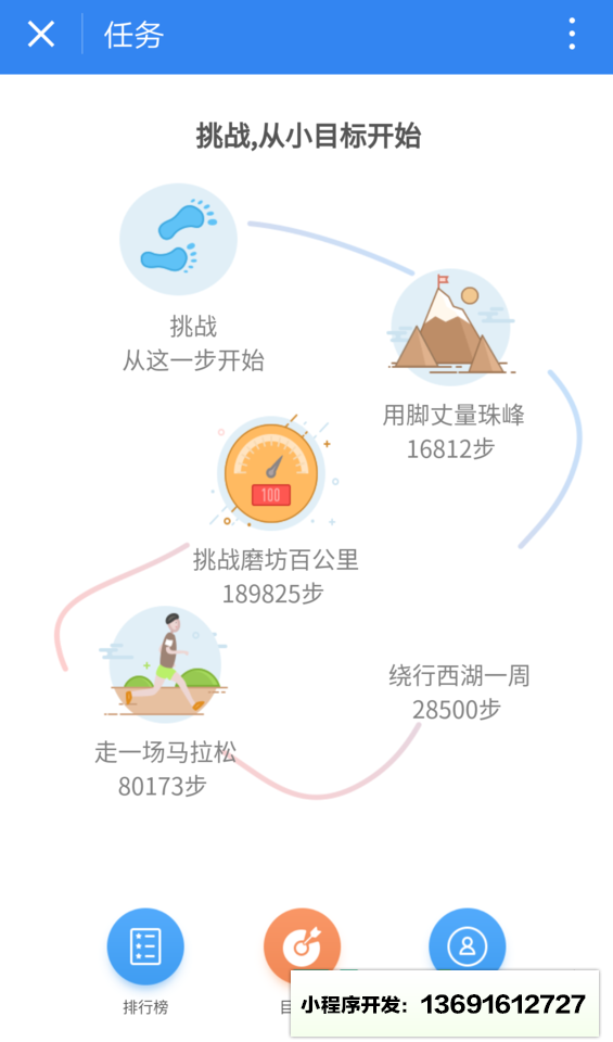 步数大PK小程序截图