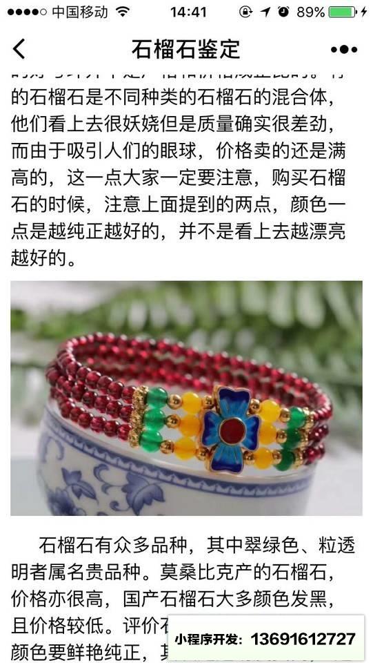 石榴石鉴定小程序截图
