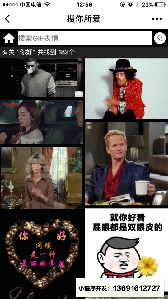 表情动人小程序截图