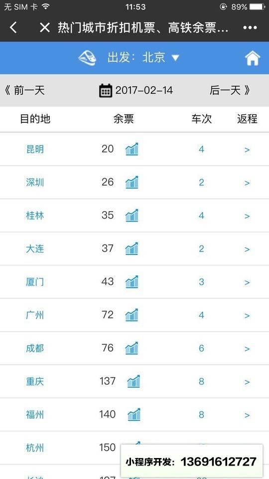 曼泽出行助手小程序截图