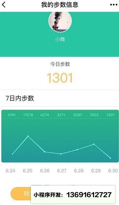 步数群排行小程序截图