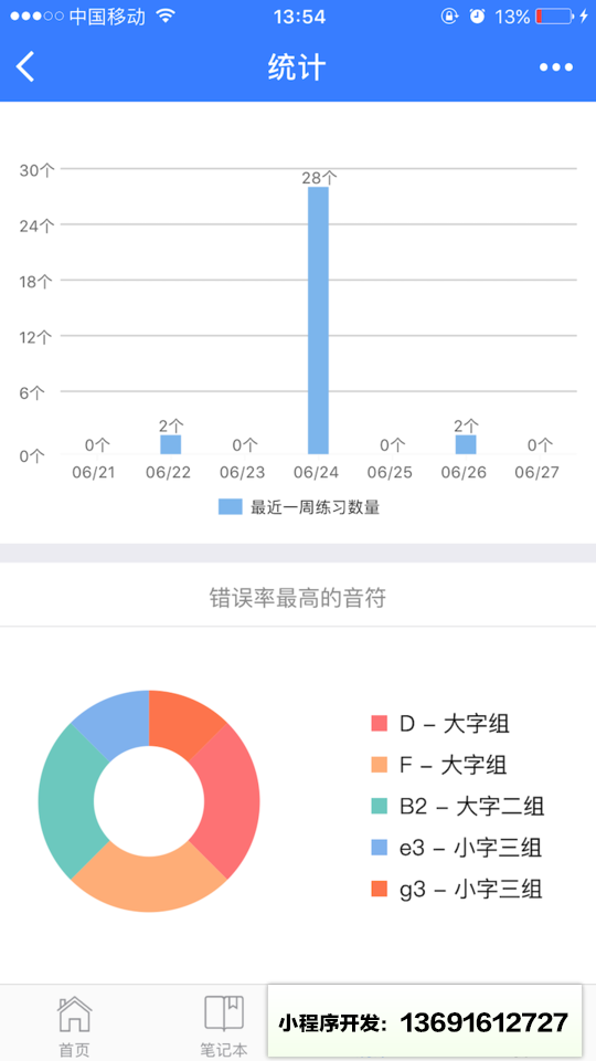 口袋五线谱小程序截图