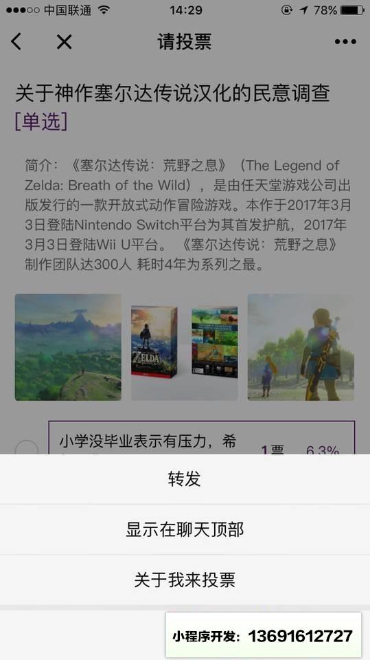 我来投票小程序截图