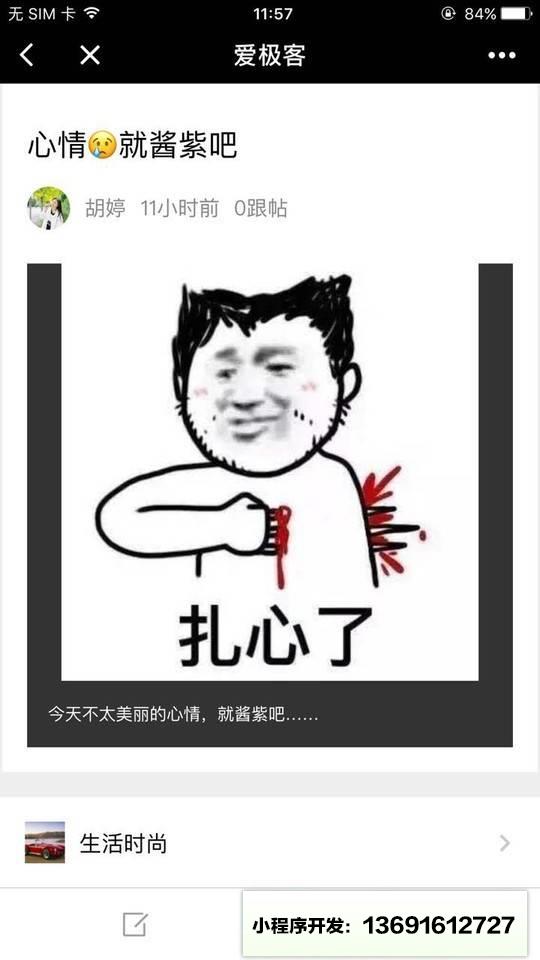 爱极客社区小程序截图