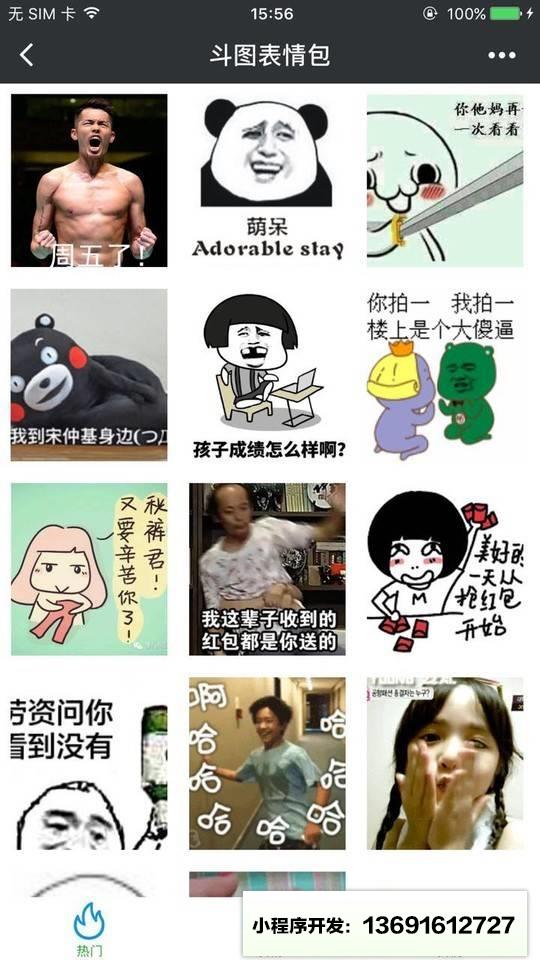 斗图大神小程序截图