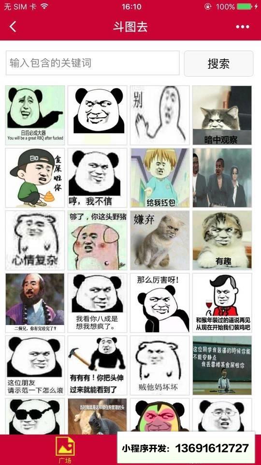 斗图去小程序截图