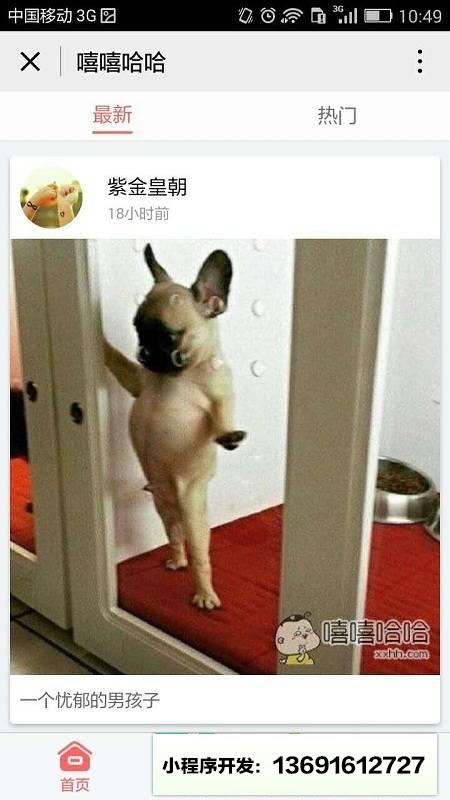 嘻哈爆笑吧小程序截图